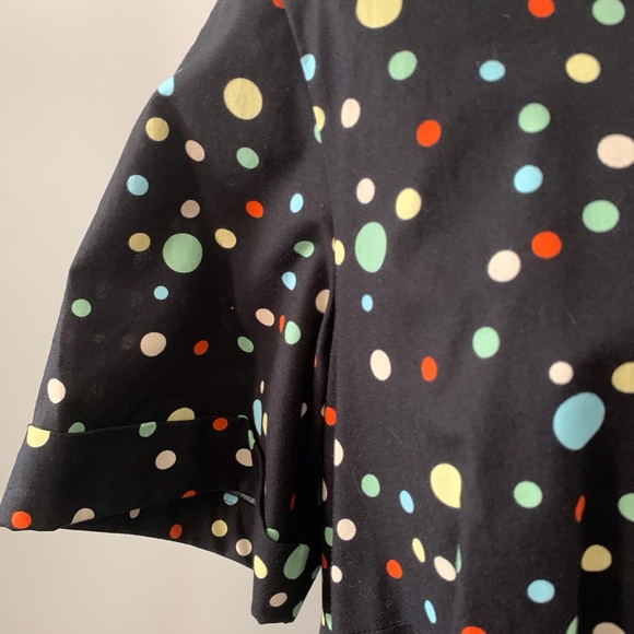 ⭐️NEW PRICE⭐️NWOT Cotton Dress w/Polka Dots by Bea & Dot - ModCloth PLUS SIZE 1X - Picture 9 of 12